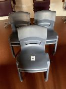 Stackable Moulded Plastic Chairs