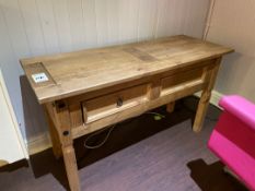 Twin Drawer Wooden Sideboard Unit