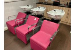 Triple Hairwashing Station