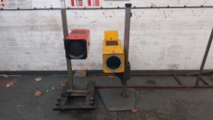 Headlamp alignment lamps