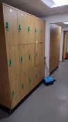 30 large lockers