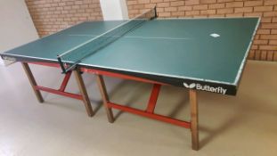 Butterfly Ping pong table