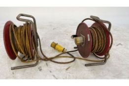 Industrial plug sockets with three pin adapters