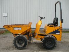 2010 Thwaites 1 ton high tip dumper Terex HD1000 Benford Kubota