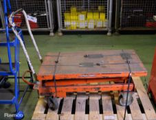 Bishamnon BX30S mobile lift table - Max cap 300kg / 660lbs - serial 98092199