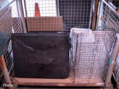 Various Catering Equipment - Baking Trays, Frying Baskets, pan lids