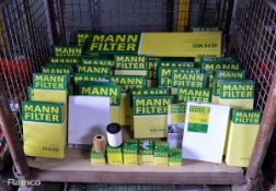 Mann Air & Fuel filters - see pictures for model / type