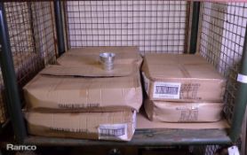 600x Transworld Galvanised Metal Buckets 0.5L