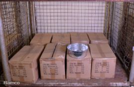 160x Transworld Metal Round Tubs 2L