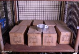 160x Transworld Metal Round Tubs 2L
