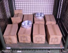 160x Transworld Metal Round Tubs 2L