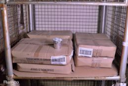 600x Transworld Galvanised Metal Buckets 0.5L