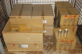 240x Glass jam jars, 240x glass jam jar lids