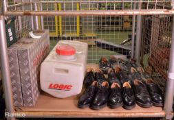 Portaflex Portable Shower, Logic 60 Ltr Water Tank, 8x Pairs Various Sizes of Dress Shoes