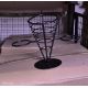 96x Black Metal Food Baskets - Image 2 of 2