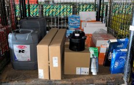 Cabin & Air filters, Carlube 20L Triple R fully synthetic R-TEC 23 motor oil, Valeo Blower