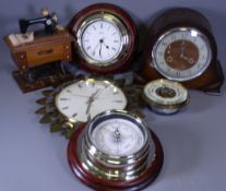 BAROMETERS, CLOCKS, model musical sewing machine ETC
