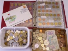 BRITISH & CONTINENTAL COIN COLLECTION, quantity of notes and a Britannia Bridge commemorative