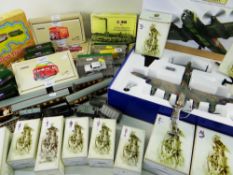 ASSORTED MODERN CORGI & DANBURY MINT DIECAST MODELS including vehicles, WWII Avro Lancaster Bomber