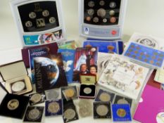 ASSORTED MIXED COINS comprising 1978 Bahamas $10 silver proof coin, 1997 trade dollar, 2002