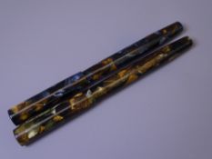 SWAN MABIE TODD - Vintage (1930s) Blue/Grey/Bronze Marble Swan Mabie Todd Minor SM 1/57 Self