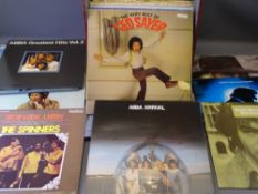 CASED QUANTITY OF VINTAGE LPs, John Denver, John Lennon, Abba, Neil Diamond and various other