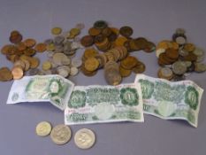 MIXED BRITISH & FOREIGN COINAGE, a parcel