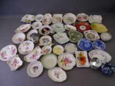 POTTERY & PORCELAIN PIN DISHES COLLECTION by Shelley, Royal Crown Derby, Carltonware, Copenhagen,