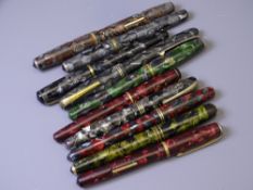 BURNHAM - damaged/incomplete Burnham fountain pens for spares or repair