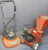 A 'MTD' 5hp SHIP CHIPPER/SHREDDER and a Flymo Contractor GTZ petrol hover mower