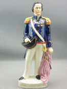 STAFFORDSHIRE FIGURE - NAPIER, 42cms tall