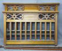 MAHOGANY BED ENDS on castors with metal side runners, 109cms H, 147cms W, 208cms L and a single