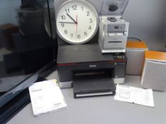 SONY BRAVIA FLATSCREEN TV, micro cd system and other household electrical items E/T