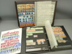 STAMPS - a duplicated collection of Great Britain postage stamps 1840 - 1980, in three stock books