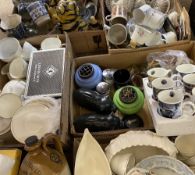 CHINA & POTTERY, a large assortment; tea sets, dresser plates, Imari also Stantons of Bolton