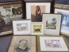 MARTIN GOODE limited edition print 321/850 - 'St Ives Bridge', 13 x 19cms, JAMES PRIDDEY - 'Abington