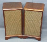 DYNATRON MAHOGANY CABINET TYPE SPEAKERS, a pair, Model No LS6838PM, 61.5cms H, 33cms W, 27cms D
