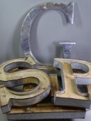 METALWARE - SHOPFRONT OR SIMILAR LETTERING, 40cms tall