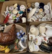 PALLISY, PORTMEIRION and a large assortment of other china items including a 'hen on nest'