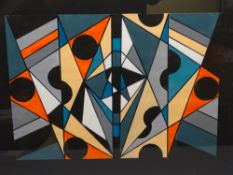 SHAN ECCLES (Emerging Deganwy Artist) - abstract painting, 29 x 42cms