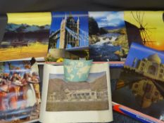 BRITISH AIRWAYS VINTAGE TRAVEL POSTERS, a limited edition print, signed 'Piers' ETC