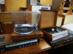 ASSORTED VINTAGE HI-FI EQUIPMENT including National Panasonic simulated rosewood hi-fi set