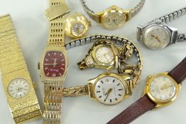 ASSORTED LADIES WRISTWATCHES comprising Oris, Everite, Incabloc, Sekonda, Etienne, Avia, Ingersoll