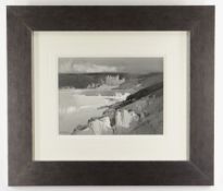 ARTHUR TUCKER RBA (1864-1929) watercolour - view of Manorbier Castle, signed, 21 x 28cms Provenance: