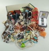 ASSORTED COSTUME JEWELLERY, mainly necklaces ETC