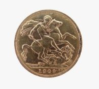 EDWARD VII GOLD SOVEREIGN, 1909, 8.0gms
