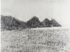 GORDON STUART pastel - Three Cliffs Bay, Gower, signed, 38 x 47cms Provenance: estate of Mair Stuart