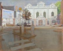 THOMAS RATHMELL oil on canvas - titled in paint by the artist verso 'Ebenezer Welsh Presbyterian