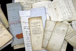 AN ARCHIVE OF WELSH DEEDS & DOCUMENTS RELATING TO CLYDACH GORGE IRON WORKS of Llanelly,