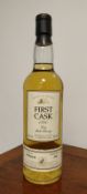 FIRST CASK 1980 16 YEAR OLD ISLAY MALT WHISKY, distilled 6th August 1980 at Port Ellen. Cask no 89/